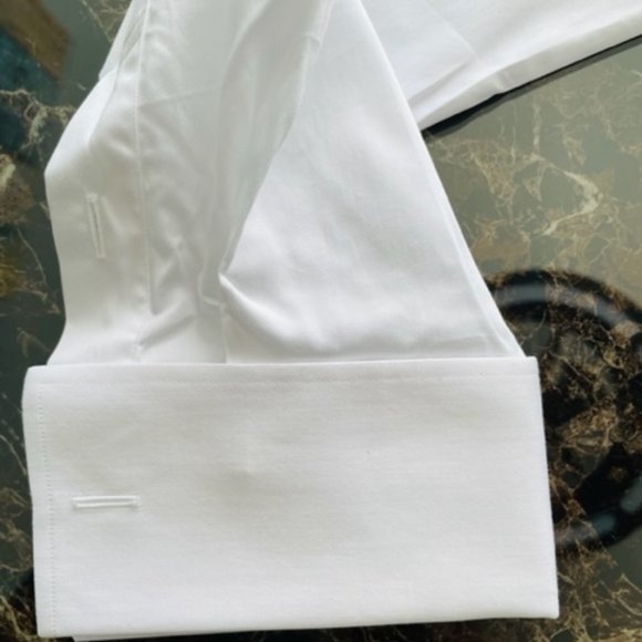 MorCouture White Black Lion High Collar Shirt - Picture 4 of 4